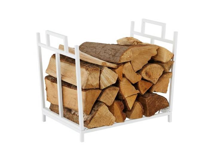 Relaxdays Faltbares Kaminholzregal aus Metall