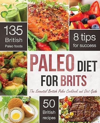 Paleo Diet for Brits by Rockridge Press - Paperback UK Cookbook & Diet Guide with 50 Easy Recipes