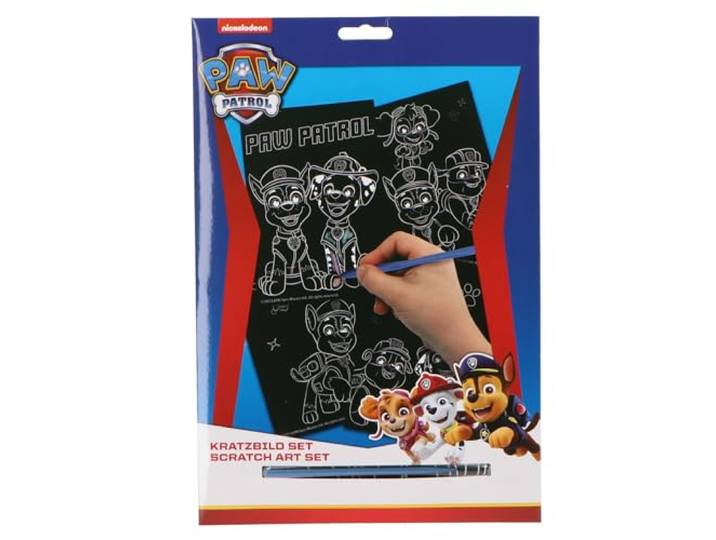 Paw Patrol Scratch Art Set
