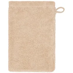 CaWö Waschlappen Lifestyle 16 x 22 cm Baumwolle Braun Camel