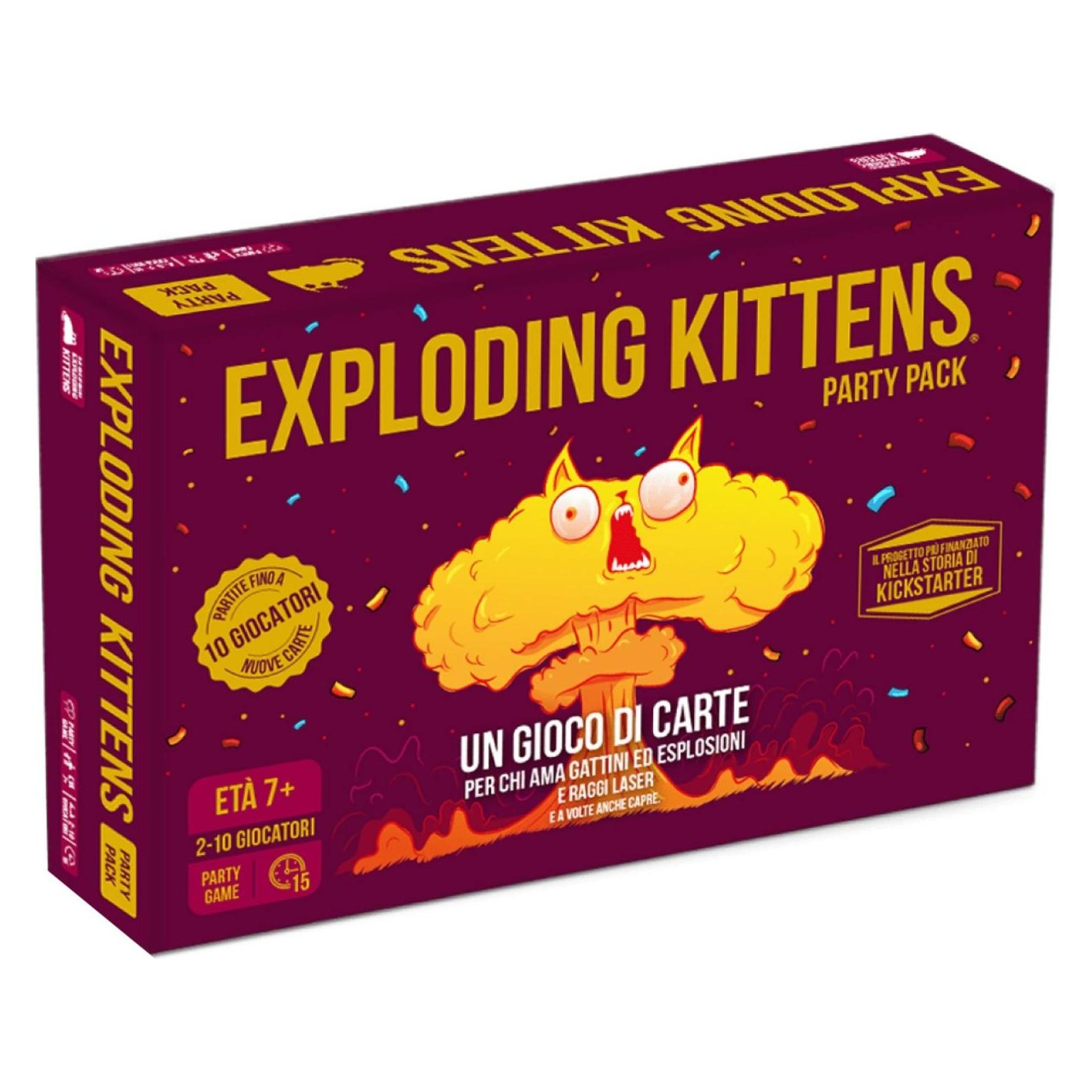 Asmodée Asmodee Explodierende Kätzchen Party Pack (Italienisch, 2 - 10 Spieler) (GTAV1733)