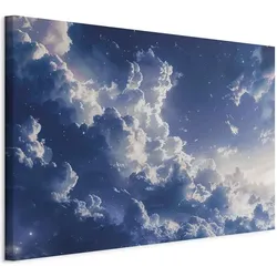 Artgeist, Bilder, Starry Clouds and Delicate Light Over a Corner of the Sky (120 x 80 cm)