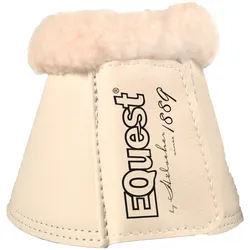 EQuest Hufglocke Soft für Pferde, 2er Set - Champagner/Natur, XXL
