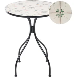 BISTROTISCH 60/60 cm Metall Schwarz Carona