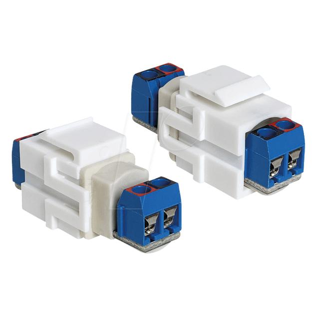 Delock Keystone Jack: Terminalblock (Keystone Modul) (86323)