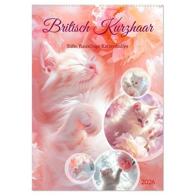 Britisch Kurzhaar (Wandkalender 2026 DIN A2 hoch), CALVENDO Monatskalender