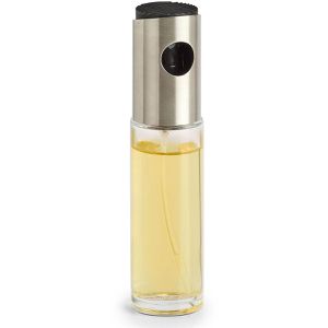 Zeller Ölsprüher 19956, silber, aus Glas und Edelstahl, für Speiseöl und Essig, 100 ml