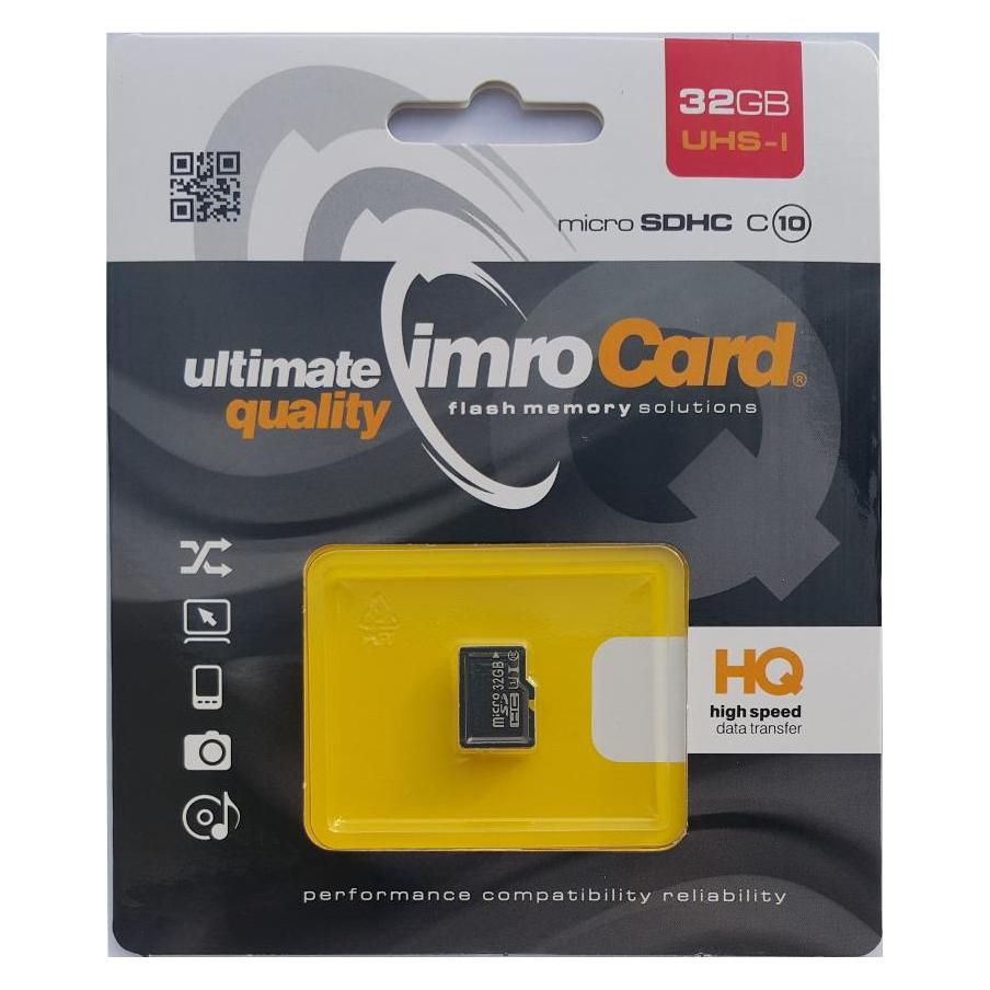 IMRO 10/32G UHS-I Speicherkarte MicroSDHC Klasse 10 (32 GB, microSDHC, U1, UHS-I) (10/32G UHS-I)