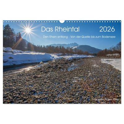 Das Rheintal 2026 (Wandkalender 2026 DIN A3 quer), CALVENDO Monatskalender