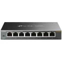 TP-Link TL-SG108E(UN) Netzwerk-Switch Managed L2 Gigabit Ethernet (10/100/1000) Schwarz