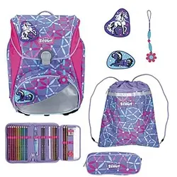Scout Alpha Schulranzen Set Pony Love 5-teilig