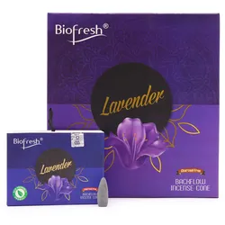 Biofresh Backflow Incense Cones (40 cones) - Lavender