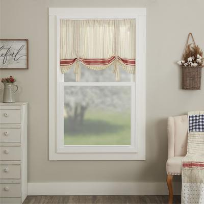 VHC Brands Betsy Stripe Roman Valance