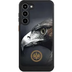 Nivocase Hülle für Samsung Galaxy S23+ Handyhülle NIVOcore Case Schwarz Adler Eintracht Frankfurt (Samsung Galaxy S23+), Smartphone Hülle, Schwarz