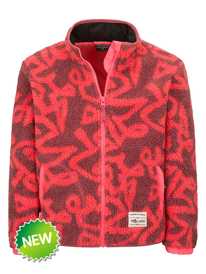 Trollkids Fleecejacke "Lyngdal" in Rot - 116