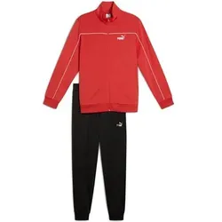 PUMA Herren Sportanzug Poly Piping Suit, Größe XXL in Schwarz Schwarz