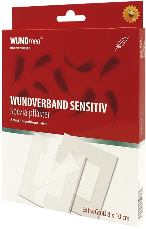 WUNDmed® Pflaster Wundverband Sensitiv weiß 5 Stück 03-017