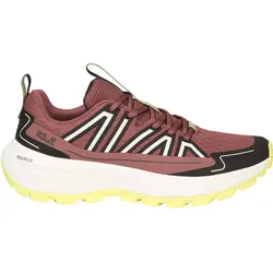 Jack Wolfskin, Damen, Wanderschuhe, Wild Hike Low W (40.5), Rot