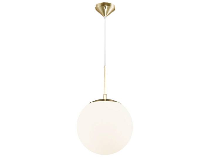 Nordlux Pendelleuchte, Weiß, Glas, Kugel, 40 cm, Lampen & Leuchten, Innenbeleuchtung, Hängeleuchten, Pendelleuchten