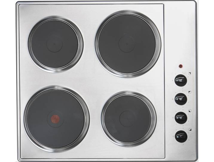 AMICA Elektro-Kochfeld KME 13139 E , silber (silberfarben), B:60cm H:4cm T:53cm, Kochfelder, Zeitlose Bedienung – einfach, zuverlässig und bewährt, Elektro-Kochfeld