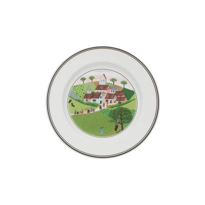 Brotteller VILLEROY & BOCH "Brotteller Heirat Design Naif ø 17 cm bunt", bunt, Speiseteller