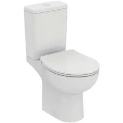 Ideal Standard Eurovit Stand-Tiefspül-WC-Paket W007501 36,5x62x79cm, ohne Spülrand, weiß