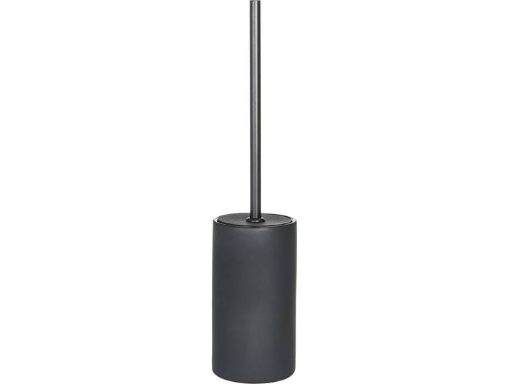Toilettenbürste Lara schwarz Steingut H 18.1 cm - Toilettenbürste