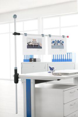 Planhalter Tisch, lichtgrau