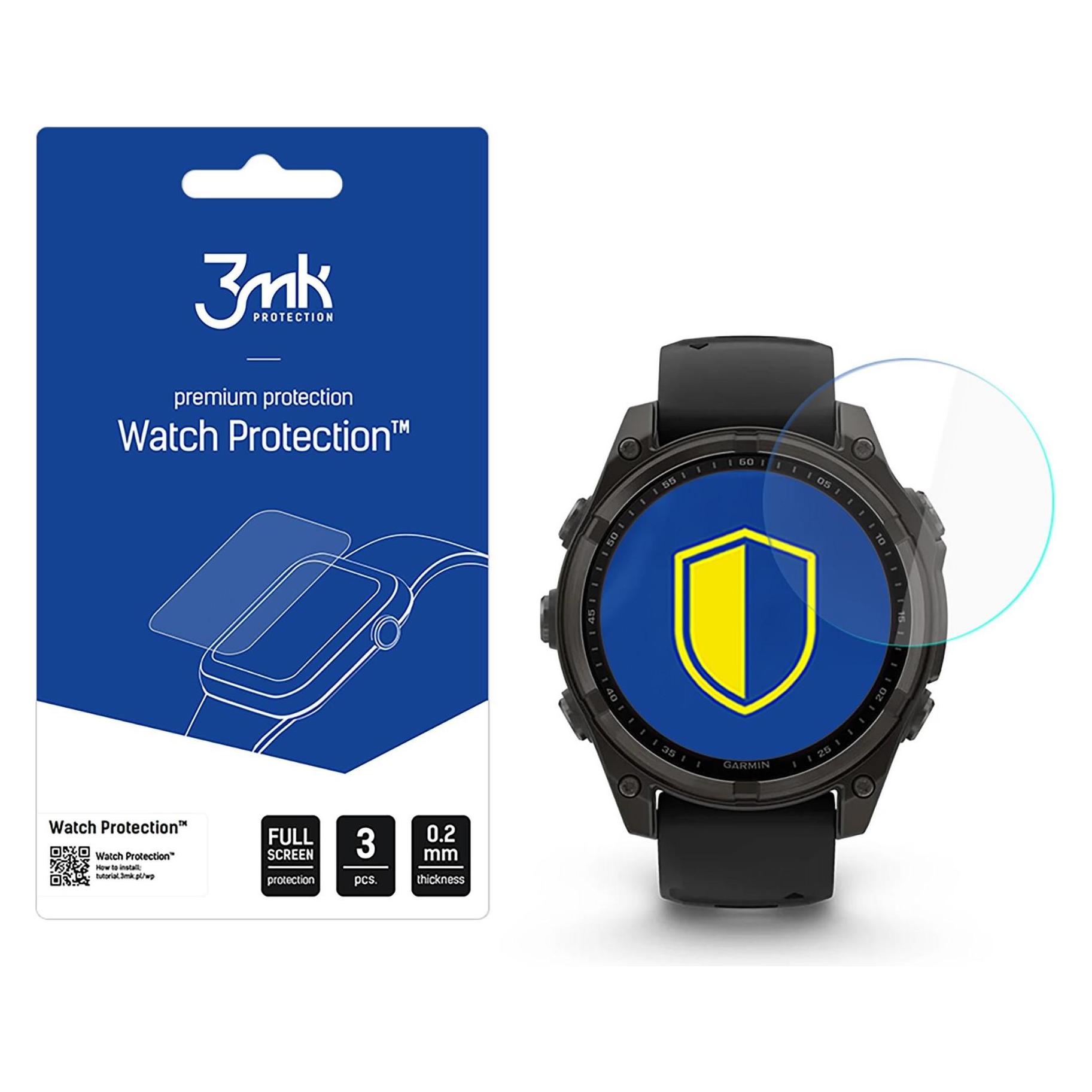 3MK FlexibleGlass Garmin Fenix 8 Solar/Sapphire 47mm Szkło Hybrydowe (5903108604789)