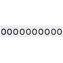 Brady, Etiketten, Identical numbers and letters