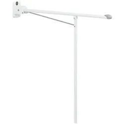 Pressalit, Rohrverbindungstechnik, VALUE Toiletstøtte, 850 mm, med 800 mm ben, hvid