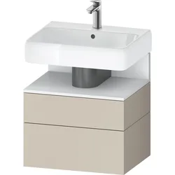 Duravit Waschtischunterschrank wandhängend „Qatego“ 59 × 59 × 47 cm, ohne Beleuchtung