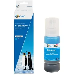 G&G EcoTank kompatibel mit Epson 114 Cyan