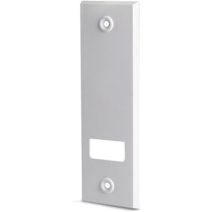 Bauheld Rollladengurt-Abdeckung Lochabstand 185 mm, für Gurtwickler, Gurtbreite 23 mm, 6 Stück