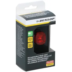 Dunlop - Zadní cyklistické Licht LED USB-C K-Mark