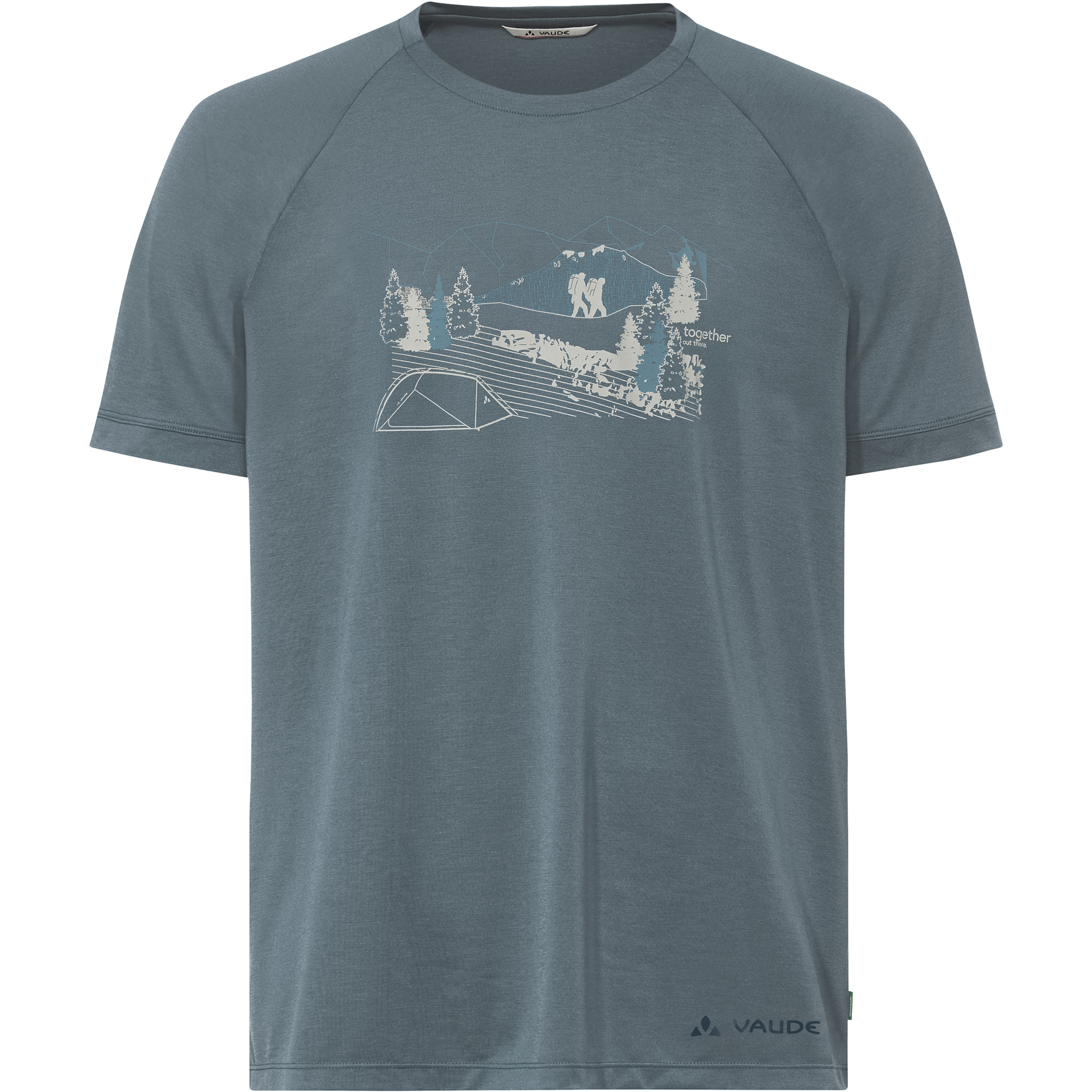 Vaude Gleann II Herren T-Shirts grau Größe XL Trekking Elastisch