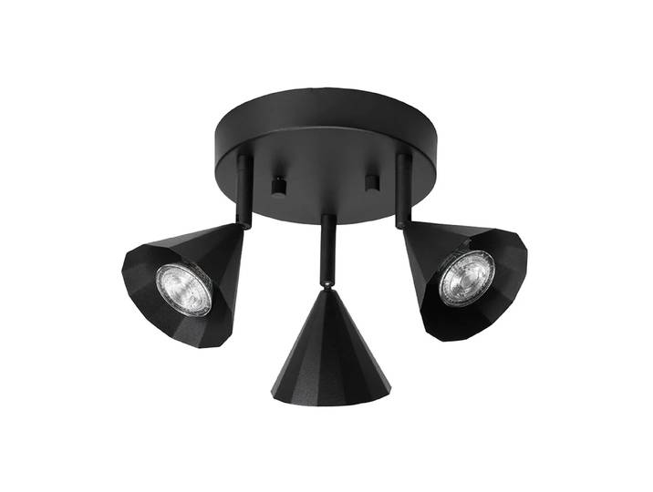 CO Bankeryd Spot plafond Rain 18 Black