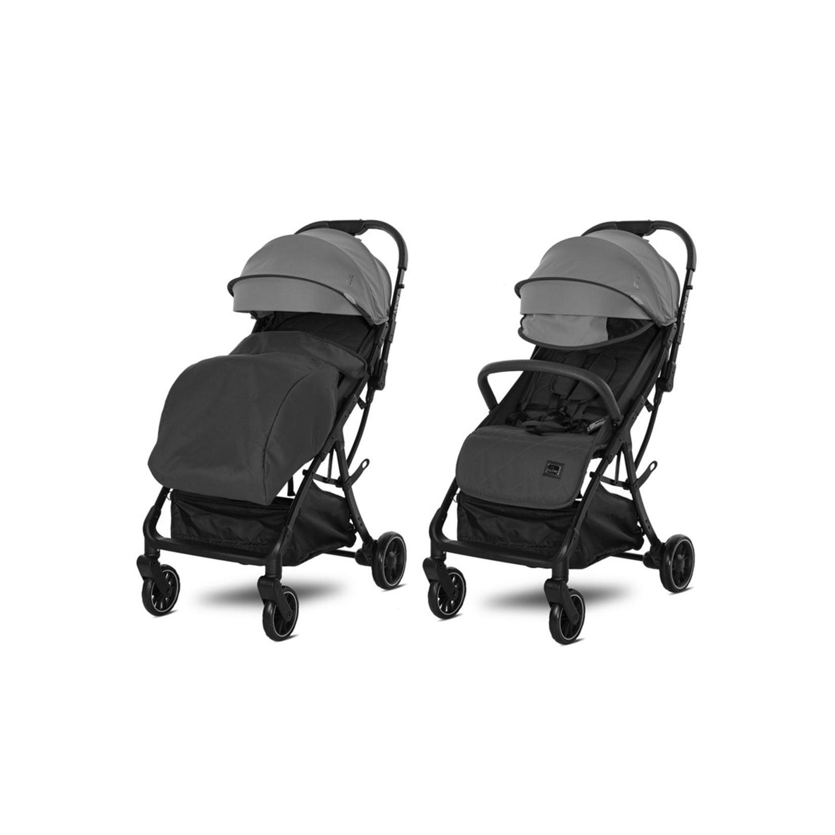 Lorelli Kinderwagen Buggy Minori faltbar PU-Räder Getränkehalter Fußabdeckung rosa