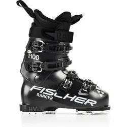 FISCHER Damen RANGER ONE 100 X BLACK/BLACK, Größe 25,5 in Schwarz Schwarz