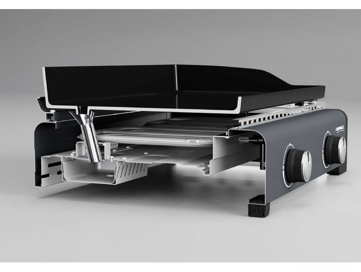 Campingaz Onyx 2 - Plancha tafelbarbecue - 2080 cm² kookoppervlak - Zwart