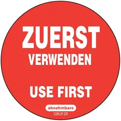 HACCP "Zuerst Verwenden"