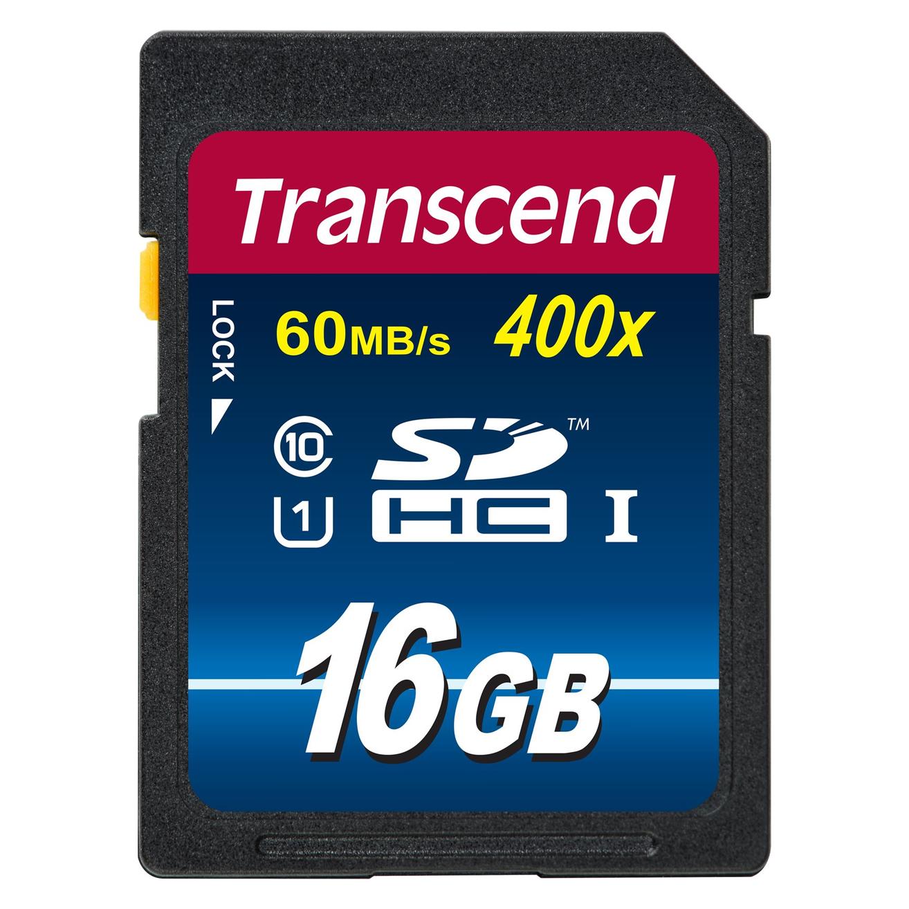 Transcend Premium 400x (16 GB, SDHC, U1, UHS-I) (TS16GSDU1)