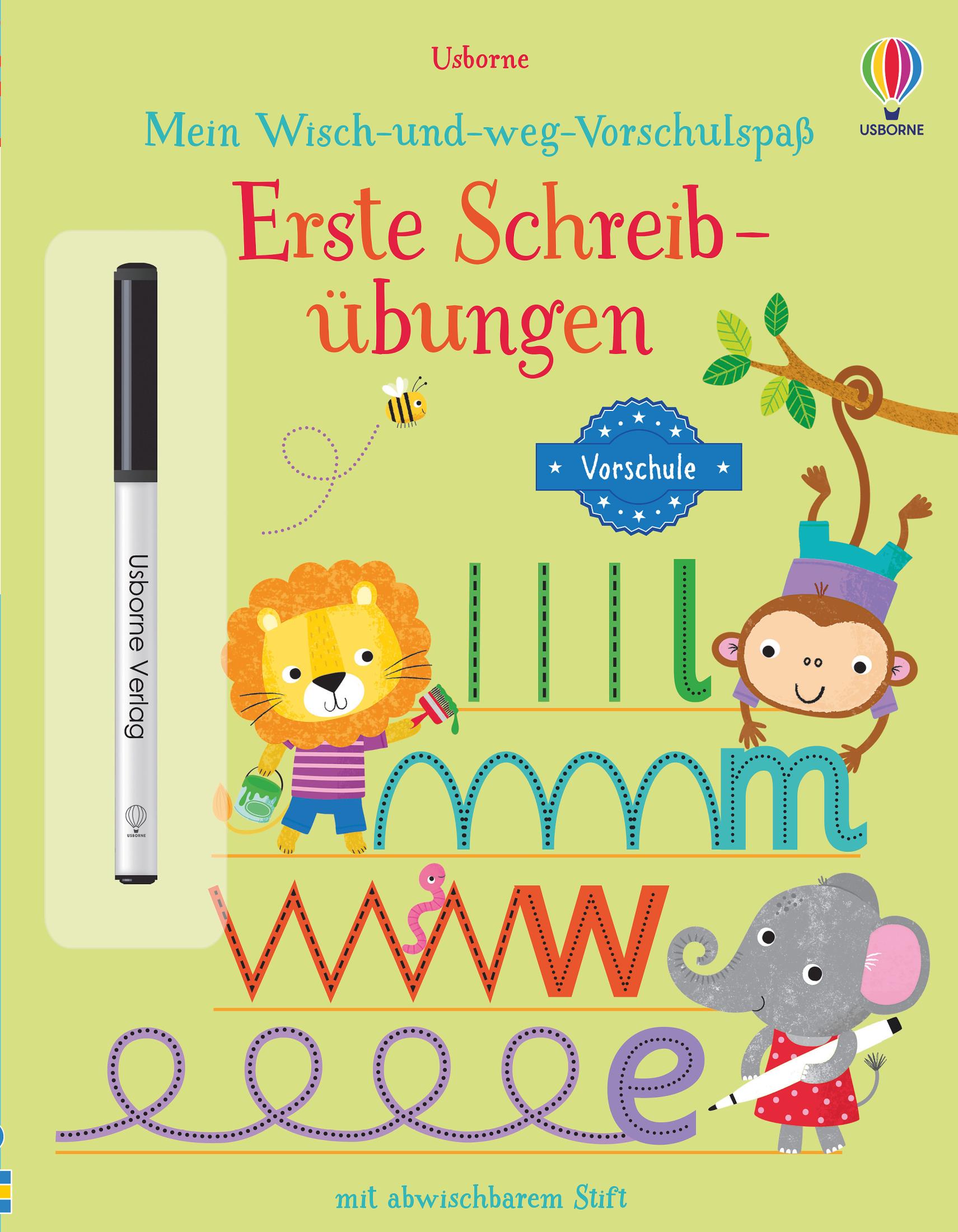 Usborne Mein Wisch-und-weg-Vorschulspaß: Erste Schreibübungen
