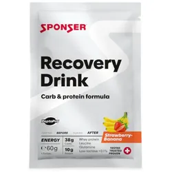SPONSER Regenerationsgetränk Recovery Drink Strawberry-Banana | 60g B
