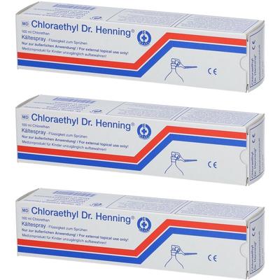 Chloraethyl Dr. Henning Hebelverschluss 3x 3x100 ml Spray
