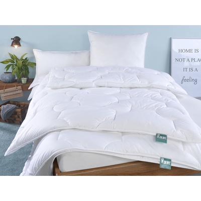 Kunstfaserbettdecke FAN "Texas", weiß, B:155cm L:220cm, Bezug: 100% Baumwolle. Füllung: 100% Polyester, Bettdecken, bewährte Markenqualität - seit Jahrzenten geschätzt
