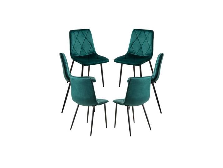6er Set Lyke Samt Stühle - Vert