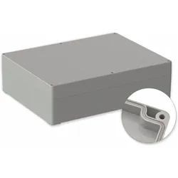 Pollini, Abzweigdose, Gehäuse, 5U250300, 300x230x85 mm POLLIN, IP65, Lichtgrau