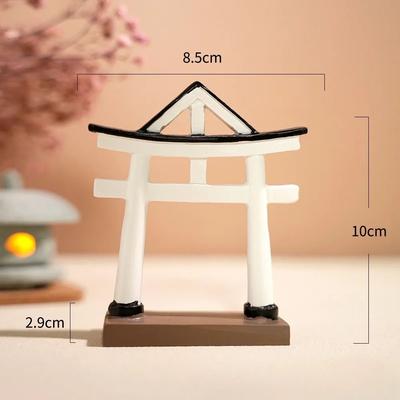 Inspired Living Mini Japanese Torii Gate Aquarium & Zen Garden Ornament shanwang w