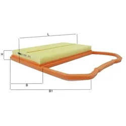 Luftfilter MAHLE LX 4632 für Seat VW Ibiza V Polo VI UP!